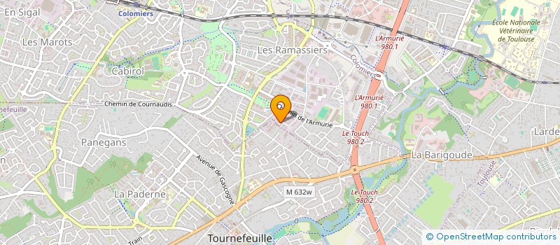 localisation de l'entreprise AGTHERM à COLOMIERS