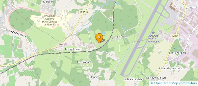 localisation de l'entreprise AGTHERM ATLANTIQUE  LES SORINIERES