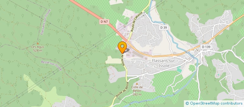 localisation de l'entreprise AGTI AMENAGEMENT INTERIEUR  FLASSANS-SUR-ISSOLE