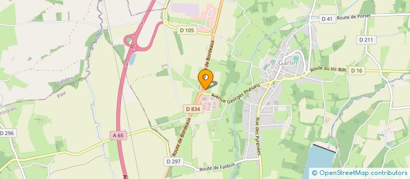 localisation de l'entreprise AGTM à GARLIN