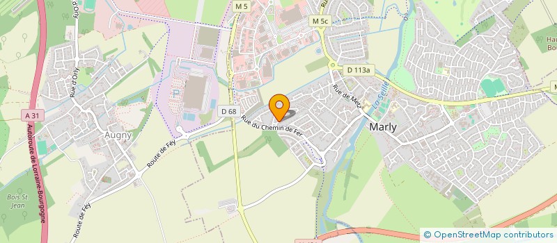 localisation de l'entreprise AGTM  MARLY