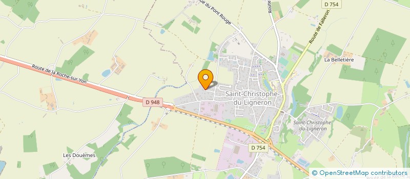 localisation de l'entreprise AGTP 85 SARL à SAINT-CHRISTOPHE-DU-LIGNERON