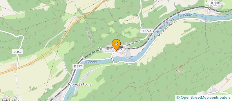 localisation de l'entreprise AGTP  OUGNEY-DOUVOT