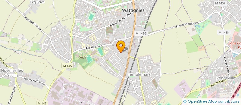 localisation de l'entreprise AGTR à WATTIGNIES