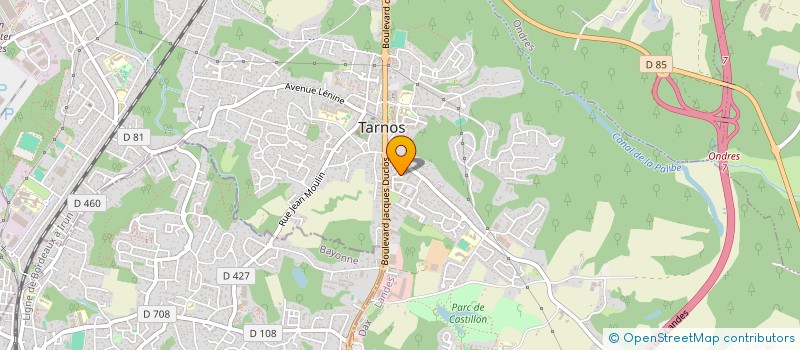 localisation de l'entreprise AGTR CONSTRUCTION  TARNOS