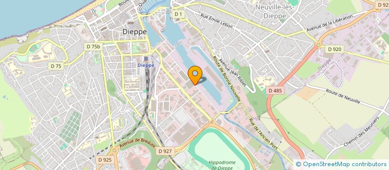 localisation de l'entreprise AGTS GROUPE  DIEPPE