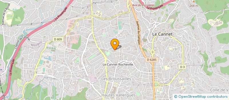 localisation de l'entreprise AGU - SERVICES à LE CANNET