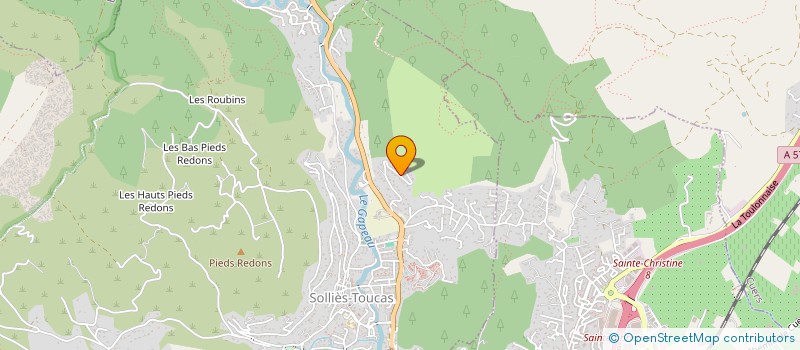 localisation de l'entreprise AGUA FOGO  SOLLIES-TOUCAS