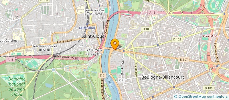 localisation de l'entreprise AGUA PE à BOULOGNE-BILLANCOURT