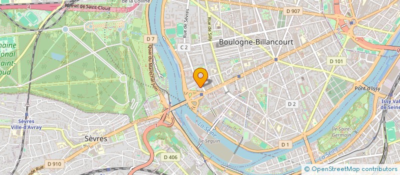 localisation de l'entreprise AGUA ROJA à BOULOGNE-BILLANCOURT