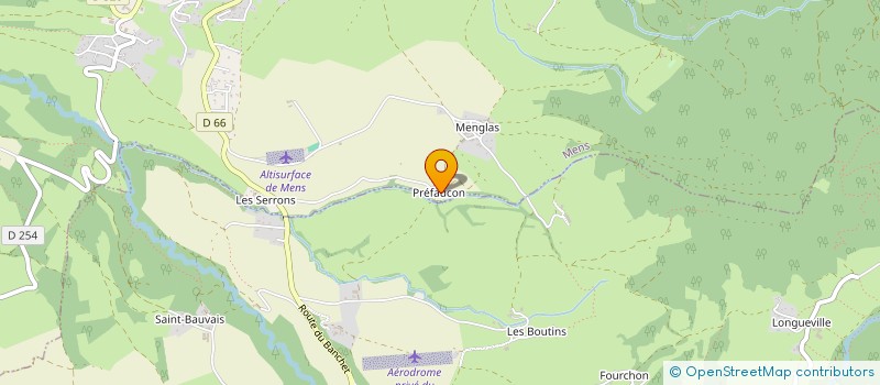 localisation de l'entreprise AGUACERO  MENS