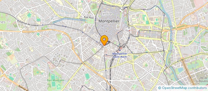 localisation de l'entreprise AGUALUNA SARL à MONTPELLIER