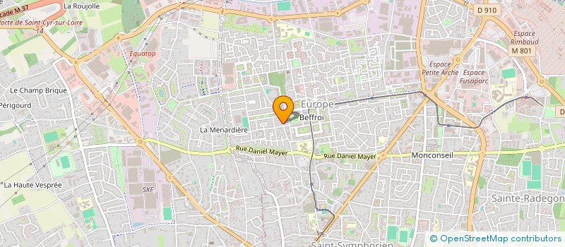 localisation de l'entreprise AGUANILE  TOURS