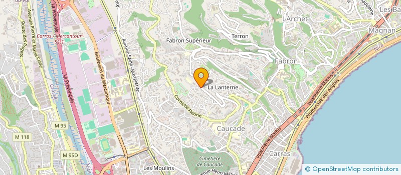 localisation de l'entreprise AGUAS BLANCAS à NICE