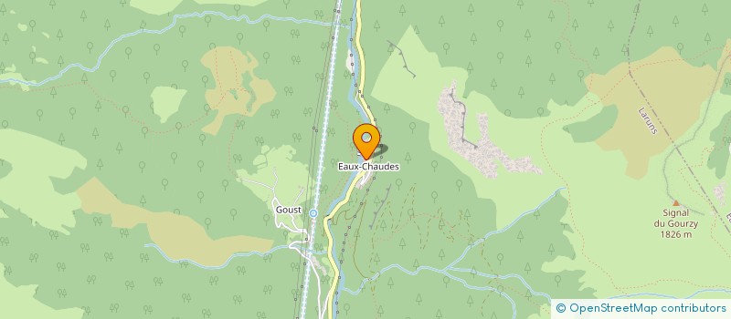 localisation de l'entreprise AGUAS CALIENTES à LARUNS