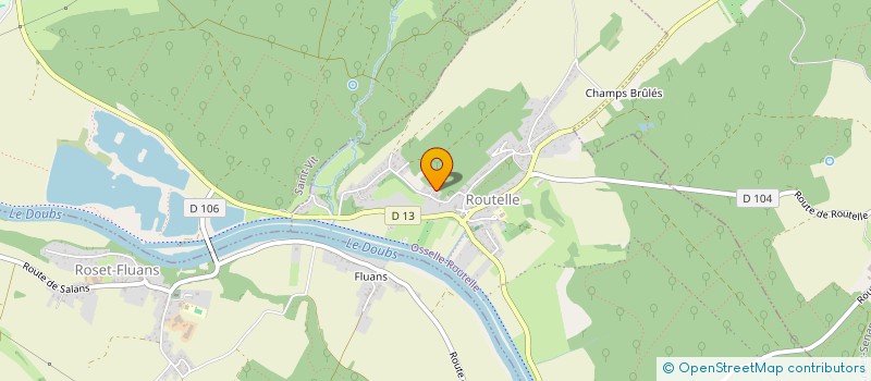 localisation de l'entreprise AGUATECH SERVICES  OSSELLE-ROUTELLE