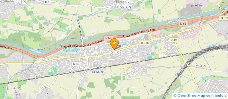 localisation de l'entreprise AGUAVIVA  LE SOLER