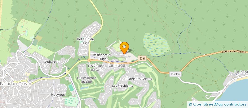 localisation de l'entreprise AGUDO  LACANAU