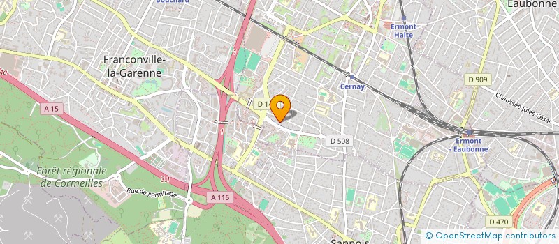 localisation de l'entreprise AGUEMA  ERMONT