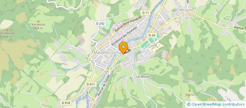 localisation de l'entreprise AGUER PIERRE à MAULEON-LICHARRE