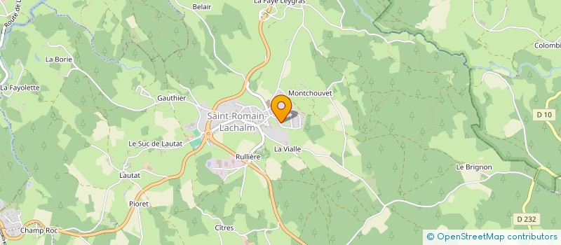 localisation de l'entreprise AGUERI (APPRENTISSAGE - GESTE - URGENCES - ENSEIGNENEMENT RAPIDE INDIVIDUALISE)  SAINT-PAL-DE-MONS