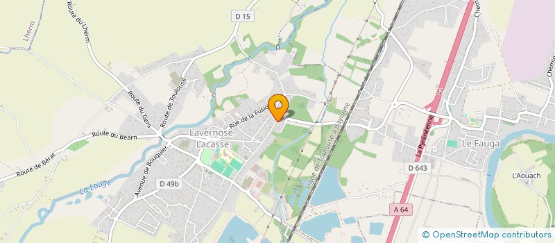 localisation de l'entreprise AGUERRE SERGE à LAVERNOSE-LACASSE
