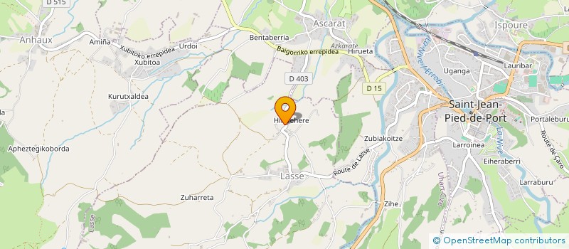 localisation de l'entreprise AGUERRIA à IROULEGUY