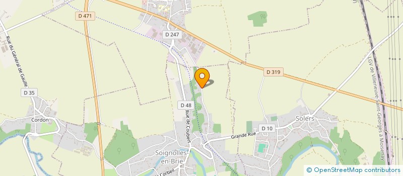 localisation de l'entreprise AGUI  SOIGNOLLES-EN-BRIE