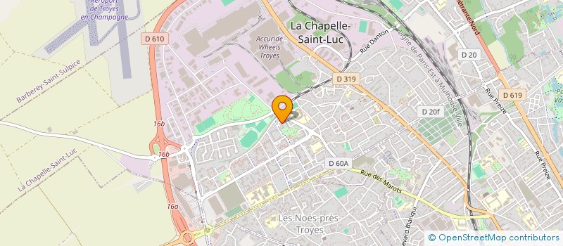 localisation de l'entreprise AGUI à LA CHAPELLE-SAINT-LUC
