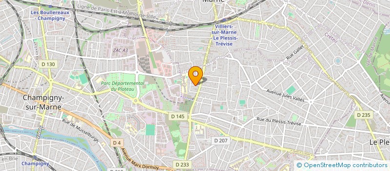 localisation de l'entreprise AGUIARBAT à CHAMPIGNY-SUR-MARNE