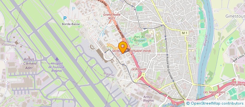 localisation de l'entreprise AGUILA SPORT FR  BLAGNAC