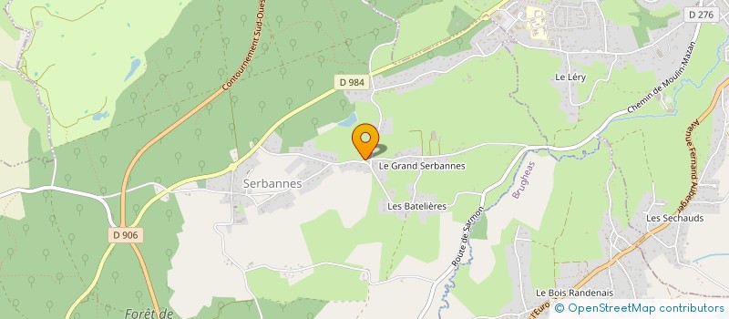 localisation de l'entreprise AGUILAR  SERBANNES