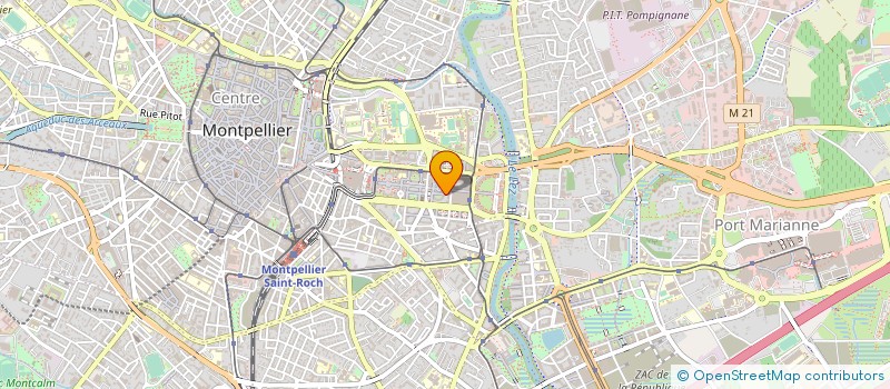 localisation de l'entreprise AGUILAR IMMOBILIER à MONTPELLIER