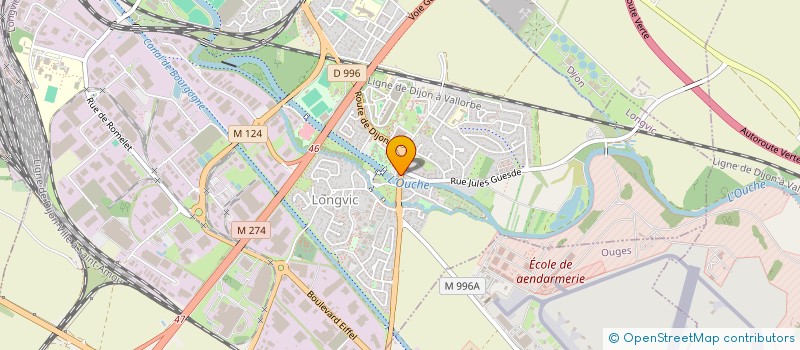 localisation de l'entreprise AGUILAS  LONGVIC