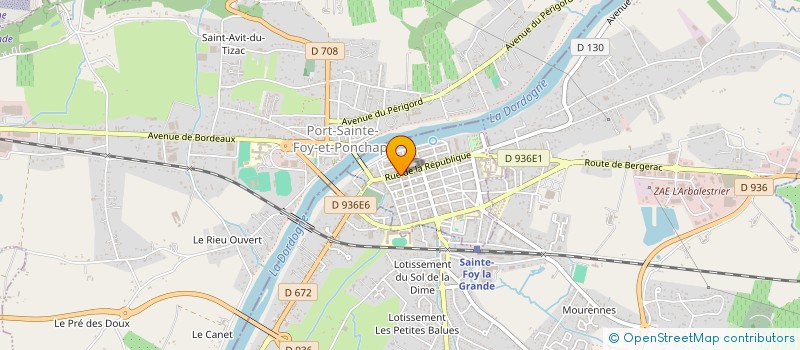 localisation de l'entreprise AGUILAS  SAINTE-FOY-LA-GRANDE