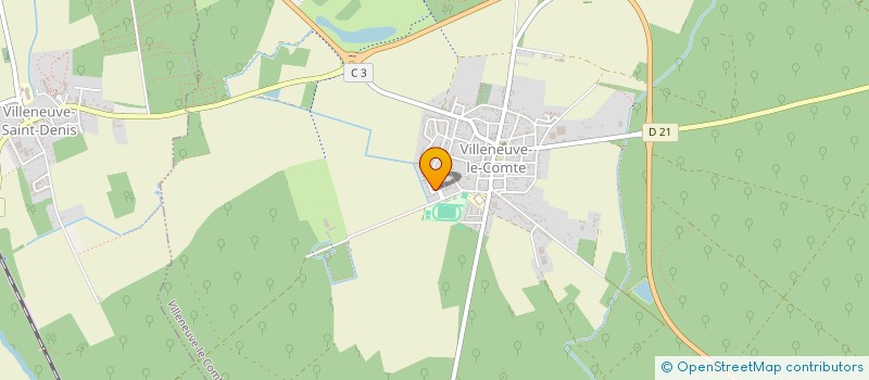 localisation de l'entreprise AGUILERA  VILLENEUVE-LE-COMTE