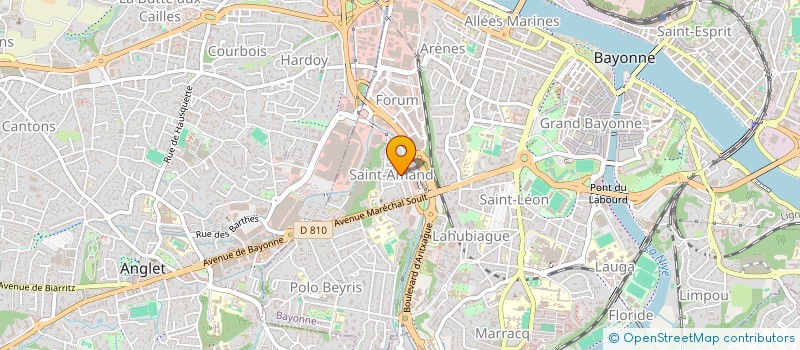 localisation de l'entreprise AGUILERA BLEU à BAYONNE