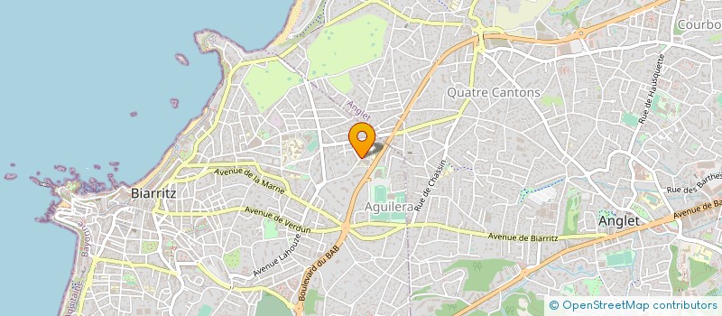 localisation de l'entreprise AGUILERA ORTHOPEDIE à BIARRITZ