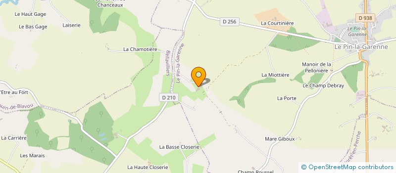 localisation de l'entreprise AGUINET à LE PIN-LA-GARENNE