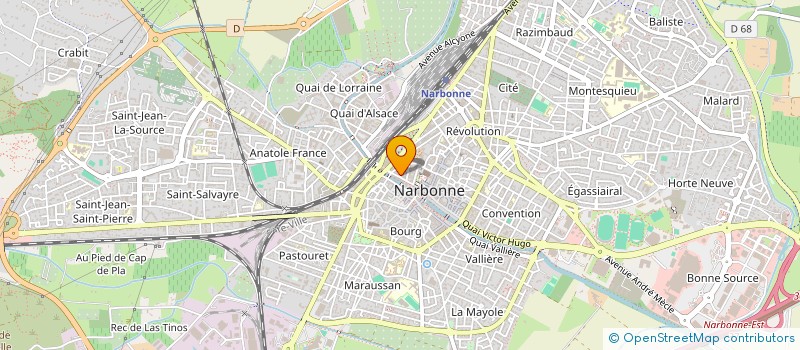 localisation de l'entreprise AGUIRRE  NARBONNE