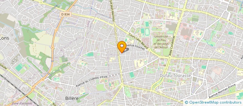 localisation de l'entreprise AGUR CONSEIL à PAU
