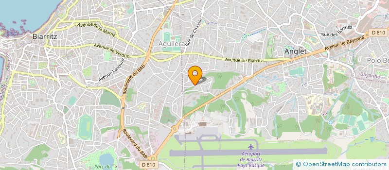 localisation de l'entreprise AGUR DONIBANE à ANGLET