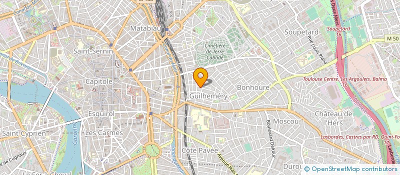 localisation de l'entreprise AGUR HELICO à TOULOUSE