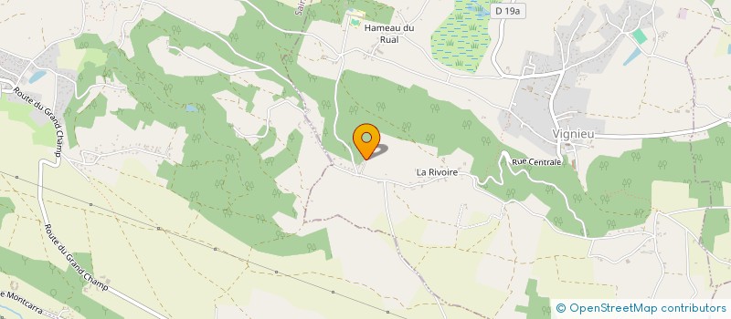 localisation de l'entreprise AGV  VIGNIEU