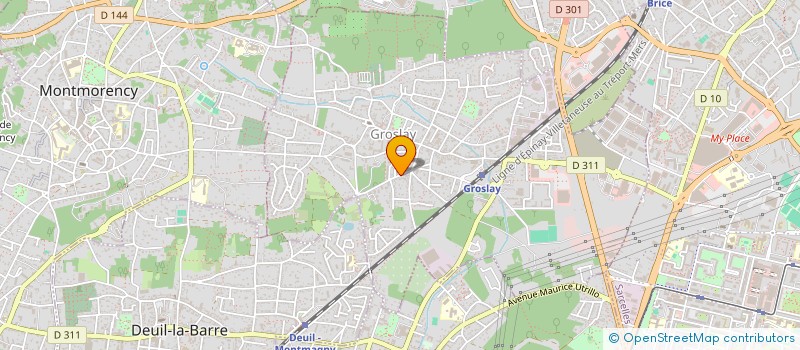 localisation de l'entreprise AGV  GROSLAY