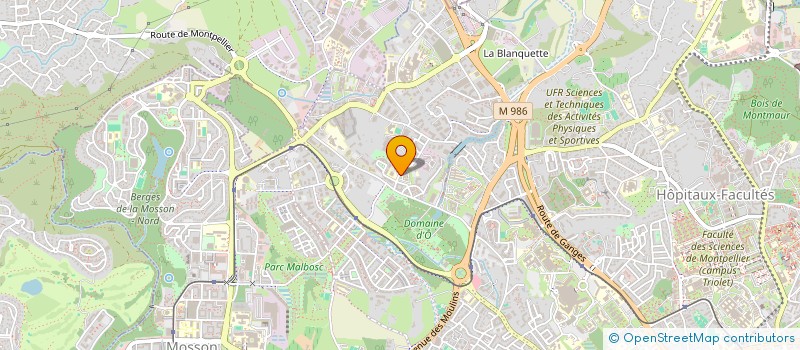 localisation de l'entreprise AGV DISCOVERY  MONTFERRIER-SUR-LEZ