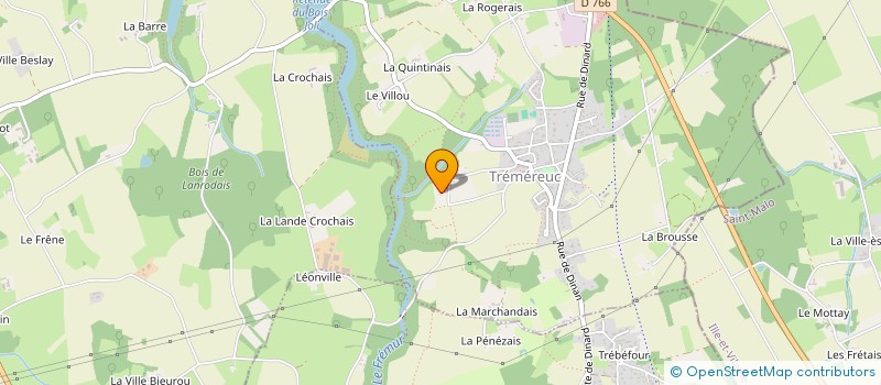 localisation de l'entreprise AGV GYMNASTIQUE DE TREMEREUC à TREMEREUC