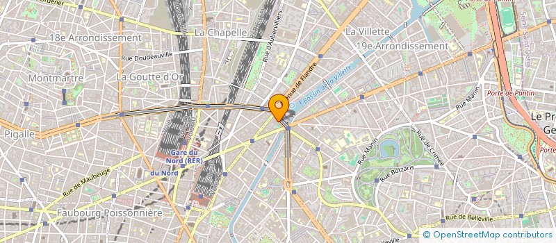 localisation de l'entreprise AGV MEDIA  PARIS