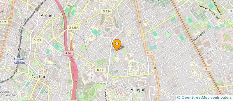 localisation de l'entreprise AGV METALLICA FRANCE à VILLEJUIF