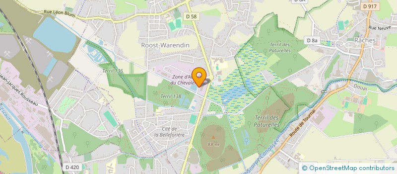 localisation de l'entreprise AGV-SYSTEM  DOUAI